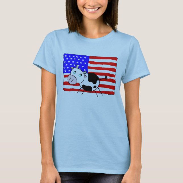 USA koT-tröja Tee Shirt (Framsida)