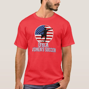 USA kvinna fotboll T-shirt