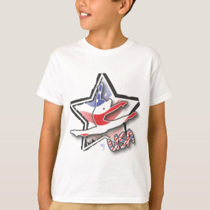 USA kvinna gymnastik Tee Shirt