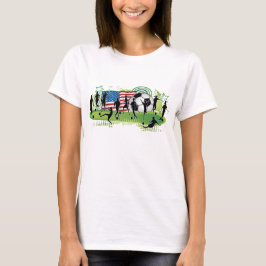 USA kvinnafotboll T-shirt