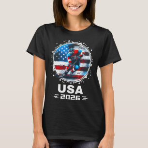 Usa-lag 2026 Amerikas förenta stater Amerikansk fl T Shirt