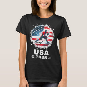 Usa-lag 2026 Amerikas förenta stater Amerikansk fl T Shirt