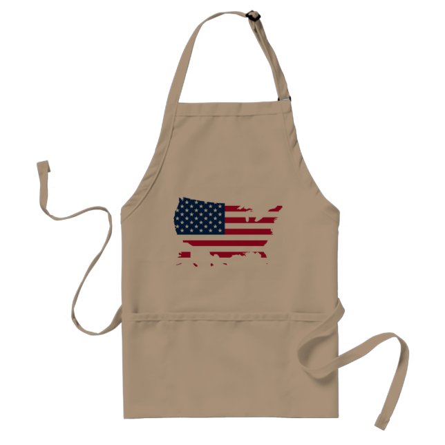 Usa land flagga förkläde (Framsidan)