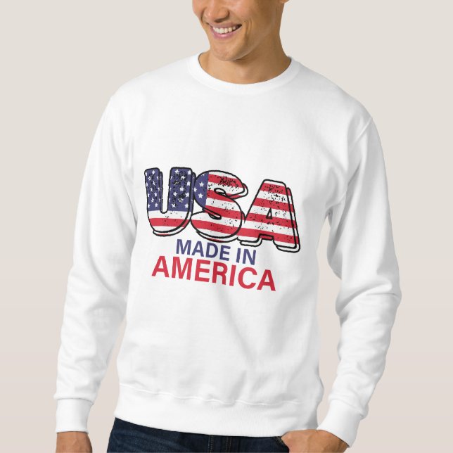 USA LÅNG ÄRMAD TRÖJA (Framsida)