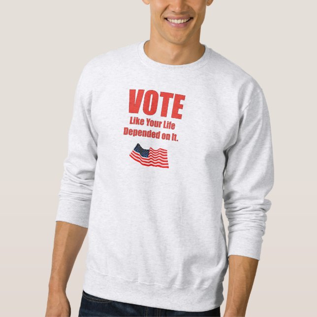 USA LÅNG ÄRMAD TRÖJA (Framsida)