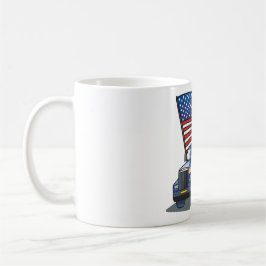 USA lastbilsförare Kaffemugg