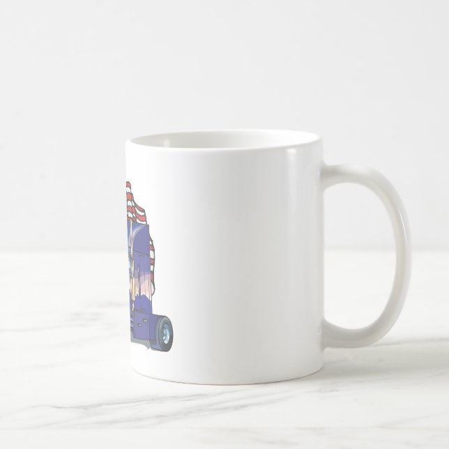 USA lastbilsförare Kaffemugg (Höger)
