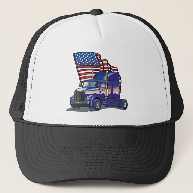 USA lastbilsförare Truckerkeps (Framsida)