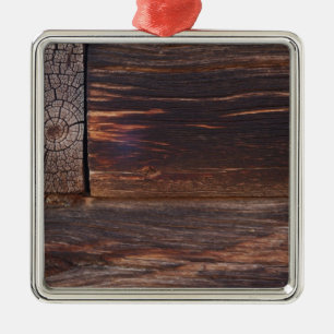 USA, Lax, Idaho, Log Cabin Julgransprydnad Metall