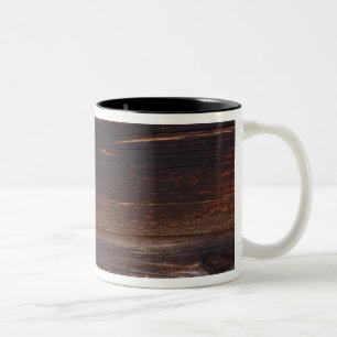 USA, Lax, Idaho, Log Cabin Två-Tonad Mugg