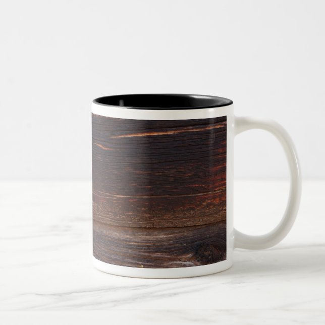 USA, Lax, Idaho, Log Cabin Två-Tonad Mugg (Höger)