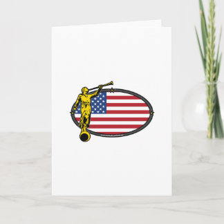 USA LDS beskickningOval ingen etikett Kort