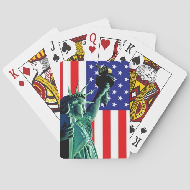 USA Liberty Spelkort (Baksidan)