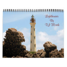USA Lighthouses-väggkalender av DJ Florek
