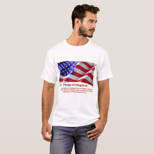 USA löfte av trohetman Tshirt Tee