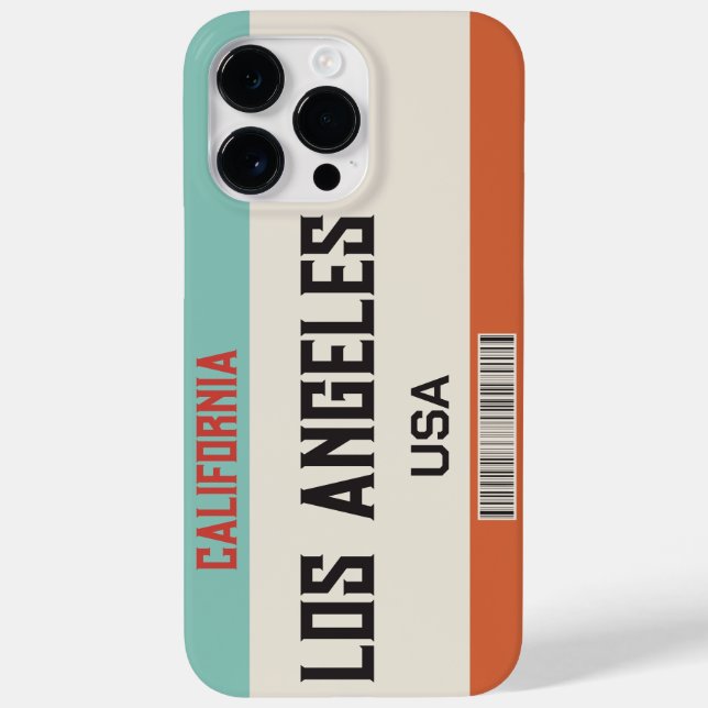 USA LOS ANGELES CALIFORNIA LISENCE PLATE (Baksida)
