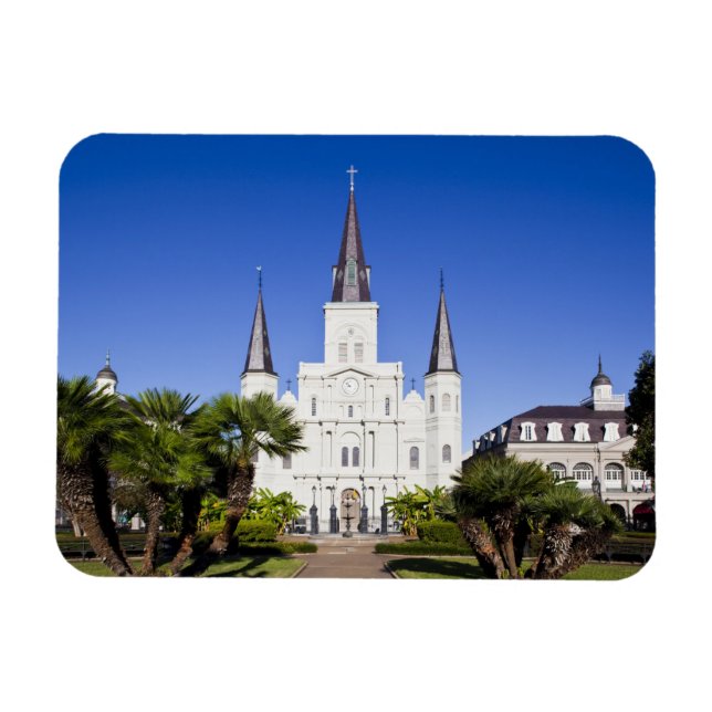 USA, Louisiana, New Orleans. Fransk kvartal Magnet (Horisontell)