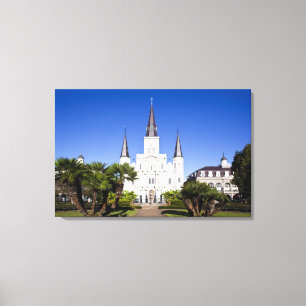 USA, Louisiana, New Orleans. Franska kvarteret, Canvastryck