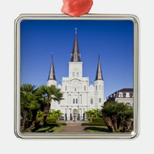 USA, Louisiana, New Orleans. Franska kvarteret, Julgransprydnad Metall