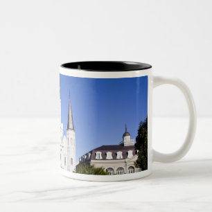 USA, Louisiana, New Orleans. Franska kvarteret, Två-Tonad Mugg