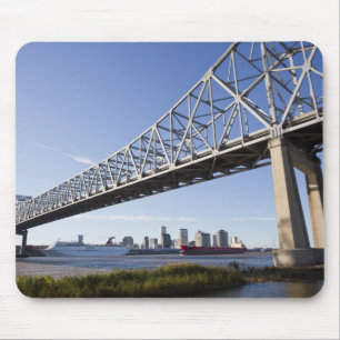 USA, Louisiana, New Orleans. Siluett från 2 Musmatta