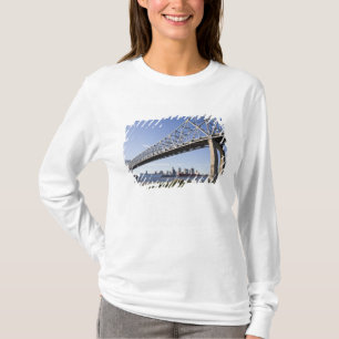 USA, Louisiana, New Orleans. Siluett från 2 T-shirt