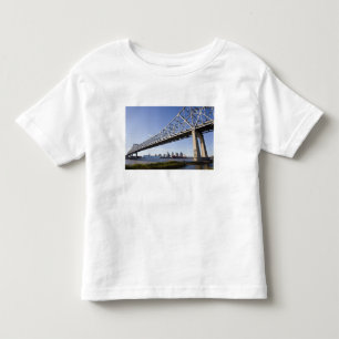 USA, Louisiana, New Orleans. Siluett från 2 Tee Shirt