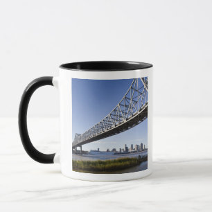 USA, Louisiana, New Orleans. Siluett från den Mugg