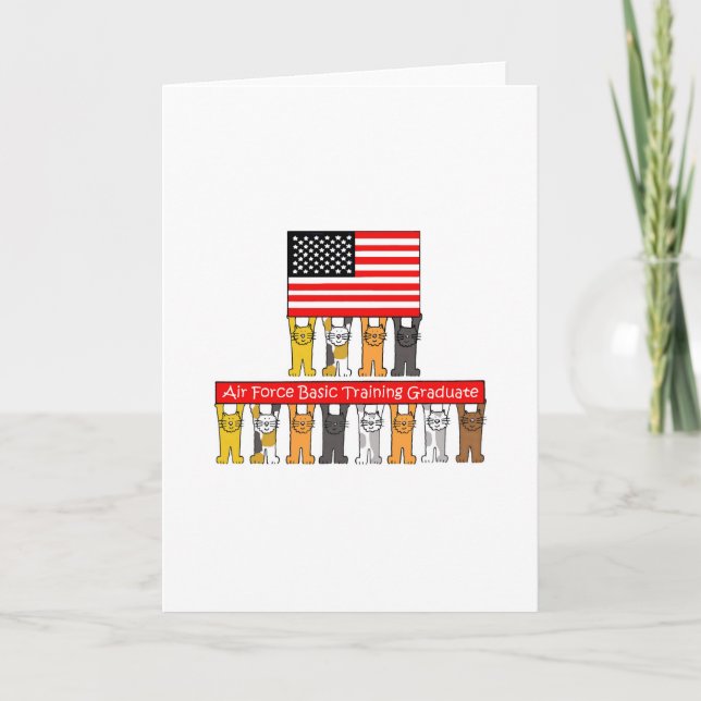 USA Luft Force Basic Training Student. Kort (Framsida)