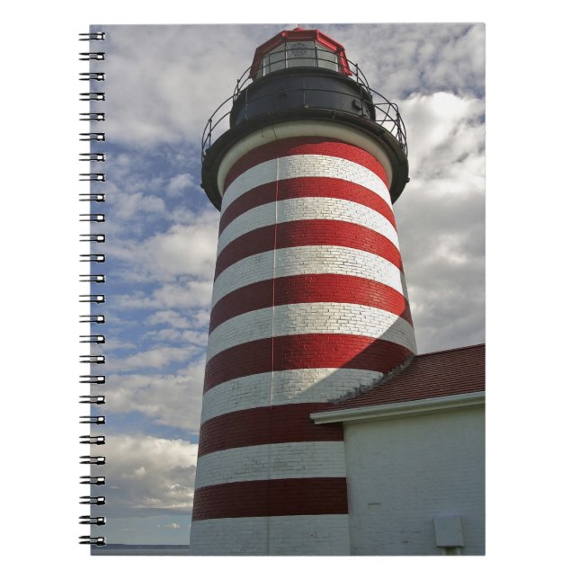USA, Maine, Lubec. Väster Quoddy Head LIghthouse Anteckningsbok (Framsidan)