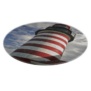 USA, Maine, Lubec. West Quoddy Head fyr