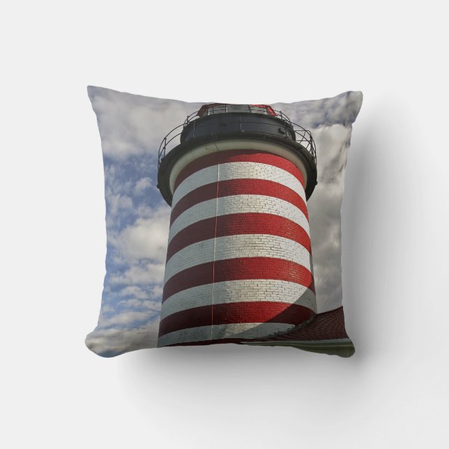 USA, Maine, Lubec. West Quoddy Head fyr Kudde (Framsida)