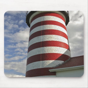 USA, Maine, Lubec. West Quoddy Head fyr Musmatta
