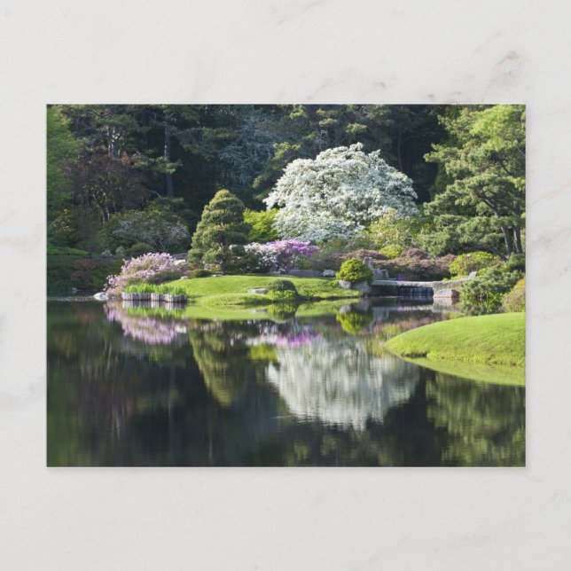 USA, Maine, nordöstra Harbour. Vy över Asticou Vykort (Framsida)