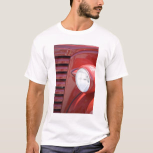 USA, Maine, Owl's Head. Strålkastare och delvis T Shirt