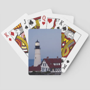 USA, Maine, Portland, Cape Elizabeth, fyr Casinokort