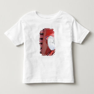 USA, Maine, Ugglehuvud. Strålkastare och delvis T-shirt