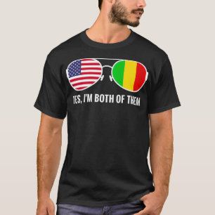USA Mali Flagga Sunglasses Malian American lera T Shirt