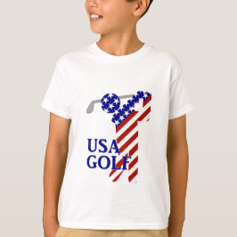 USA Manar Golf - Male Golfer T-shirt