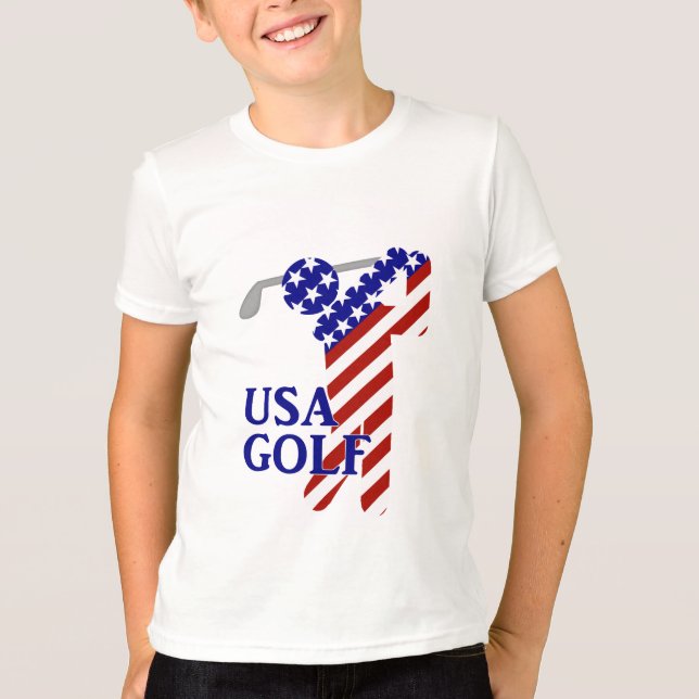 USA Manar Golf - Male Golfer Tee (Framsida)