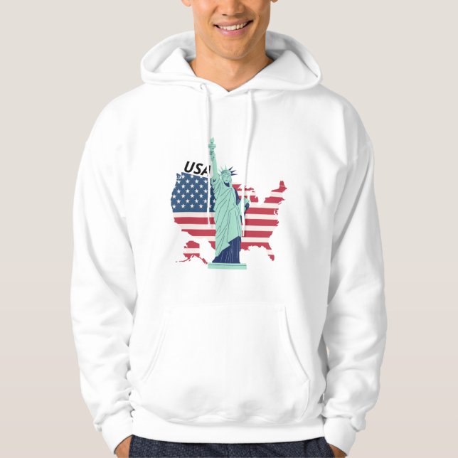 USA Manar Hoodies Hoodie (Framsida)