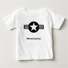 USA Mantastisk svart T-shirt
