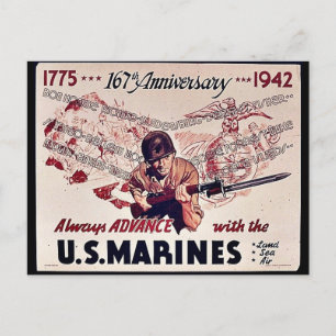 USA-marinsoldater Vykort