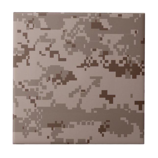 USA Marpat Desert Camouflage Kakelplatta (Framsidan)