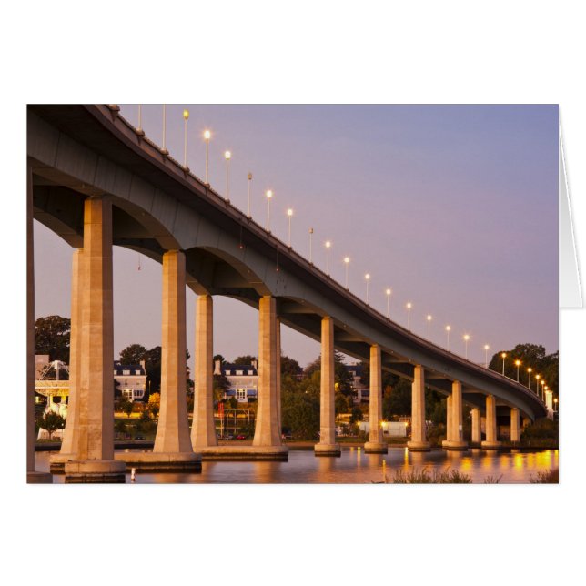 USA, Maryland, Annapolis. Severn River Bidge Hälsningskort (Framsidan Horizontal)