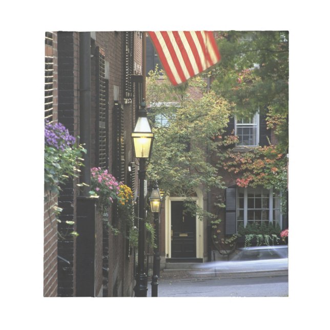 USA, Massachusetts, Boston, Beacon Hill. Anteckningsblock (Framsida)