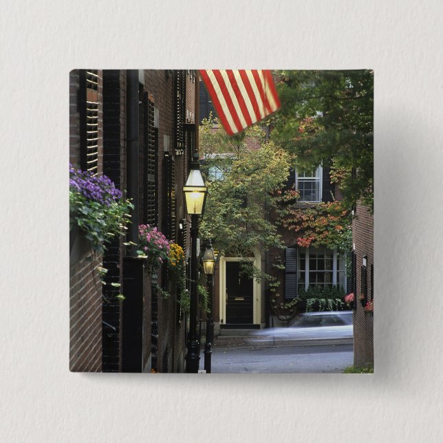 USA, Massachusetts, Boston, Beacon Hill. Knapp (Framsida)