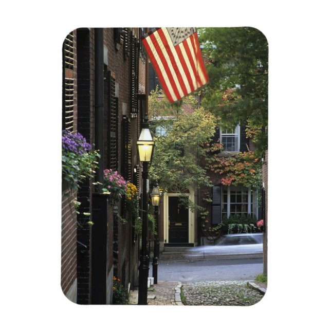 USA, Massachusetts, Boston, Beacon Hill. Magnet (Vertikal)