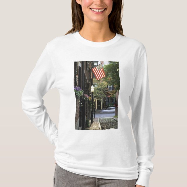 USA, Massachusetts, Boston, Beacon Hill. Tee (Framsida)