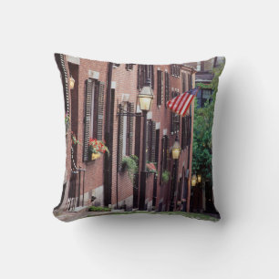 USA, Massachusetts, Boston, Hus längs Acorn Kudde